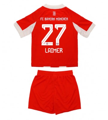 Bayern Munich Konrad Laimer #27 Prima Maglia Bambino 2025-26 Manica Corta (+ Pantaloni corti)